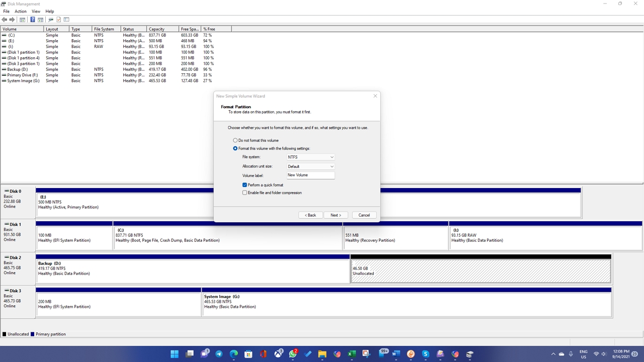คู่มือ Disk management ใน Windows 11